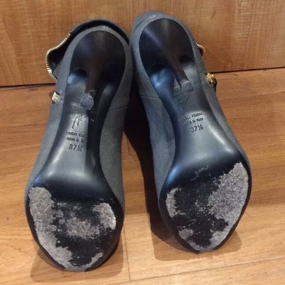 Giuseppe Zanotti Army Green Heels - Picture 4 of 5